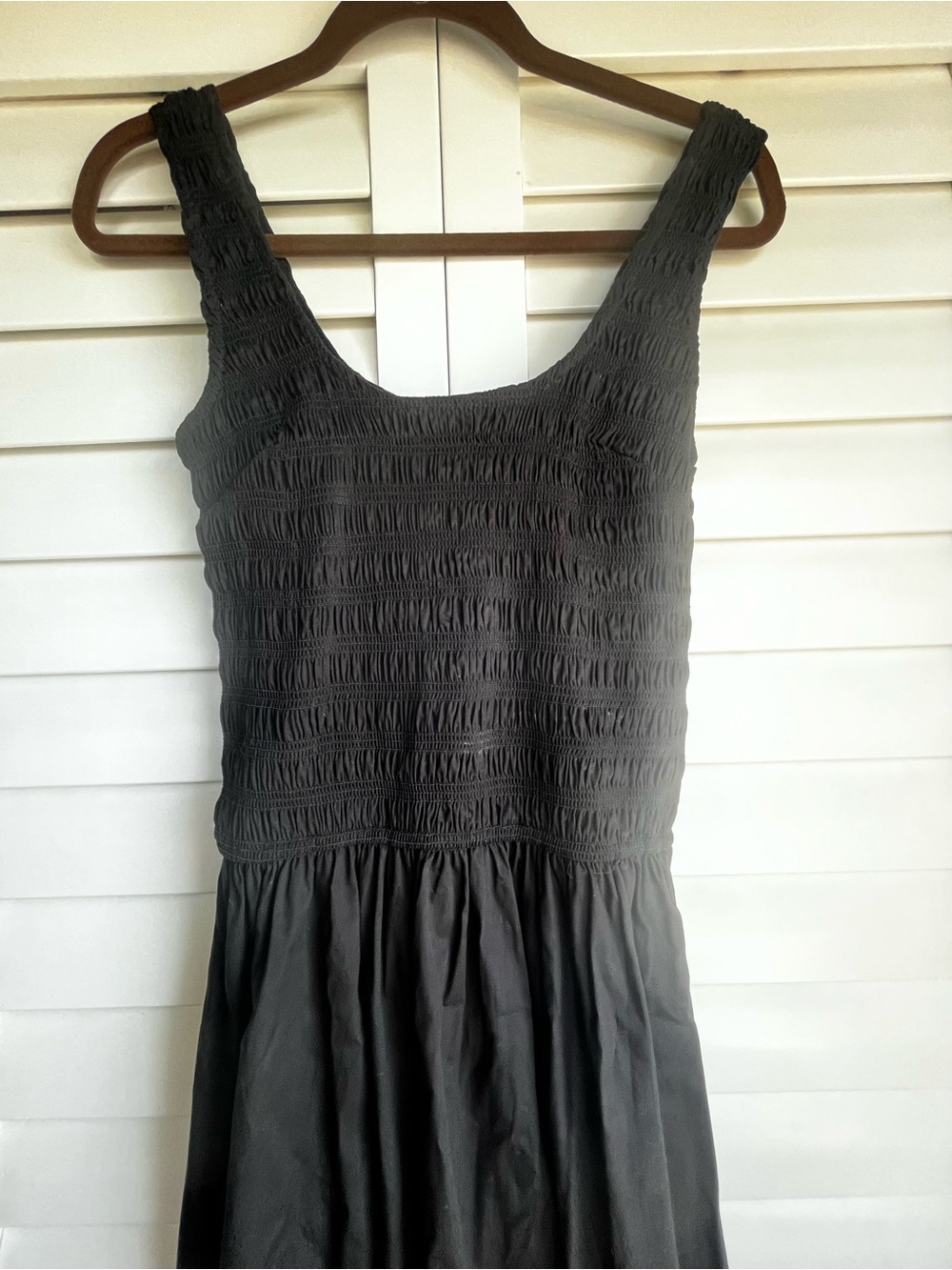 Sincerely Jules Black Sleveless Smocked Bodice Maxi Dress S - Picture 2 of 6
